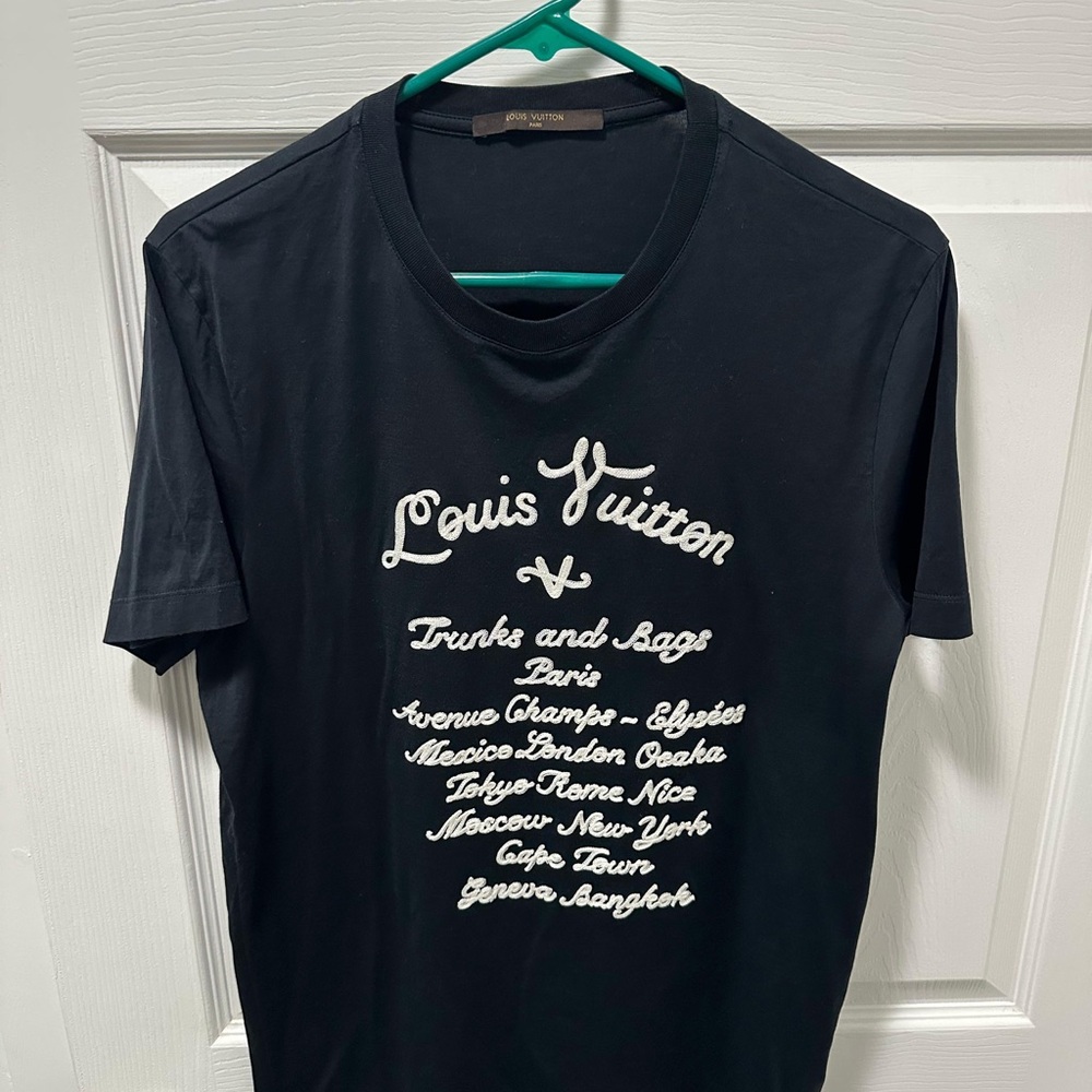 Louis Vuitton Black Short Sleeve Tee